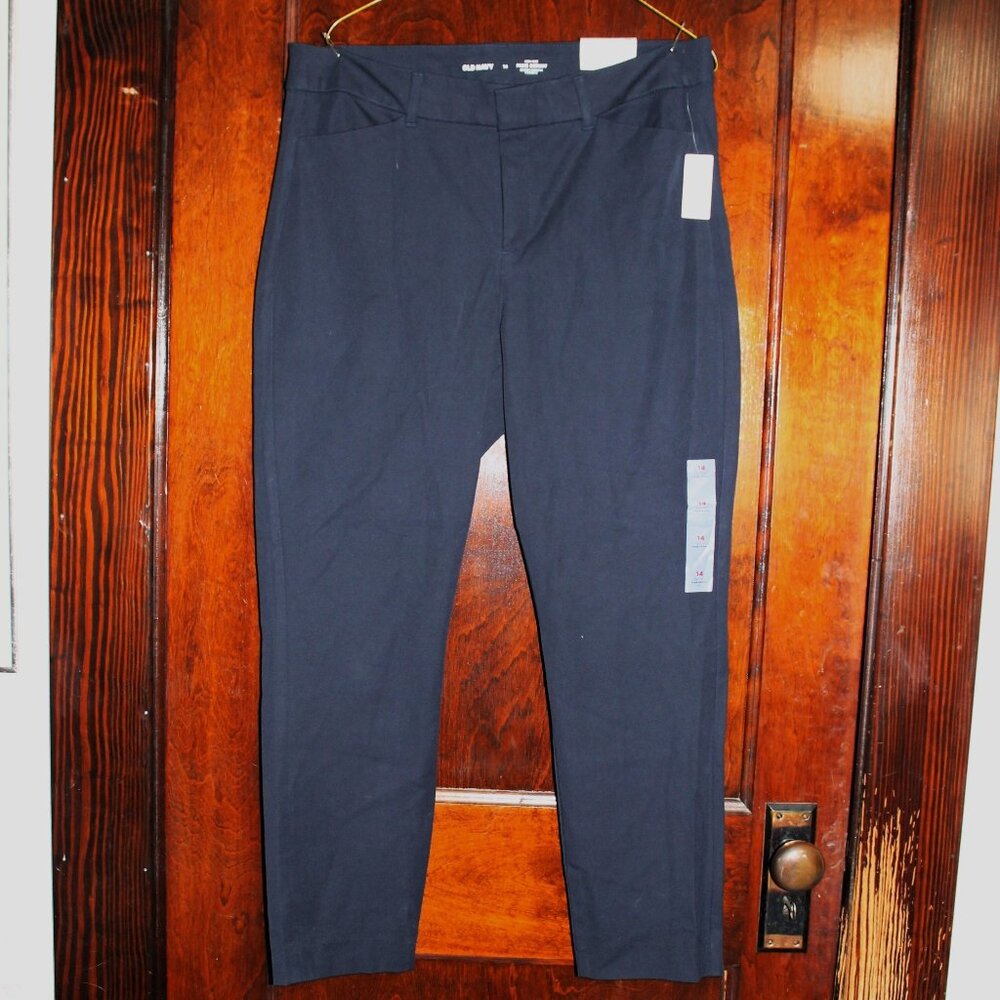 NWT Old Navy Pixie High Rise Skinny Ankle Pants, Size 14